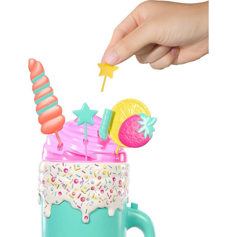 slide 2 of 6, Barbie Pop Reveal Rise & Surprise Gift Set with Scented Doll, Squishy Scented Pet & More, 15+ Surprises, 1 ct