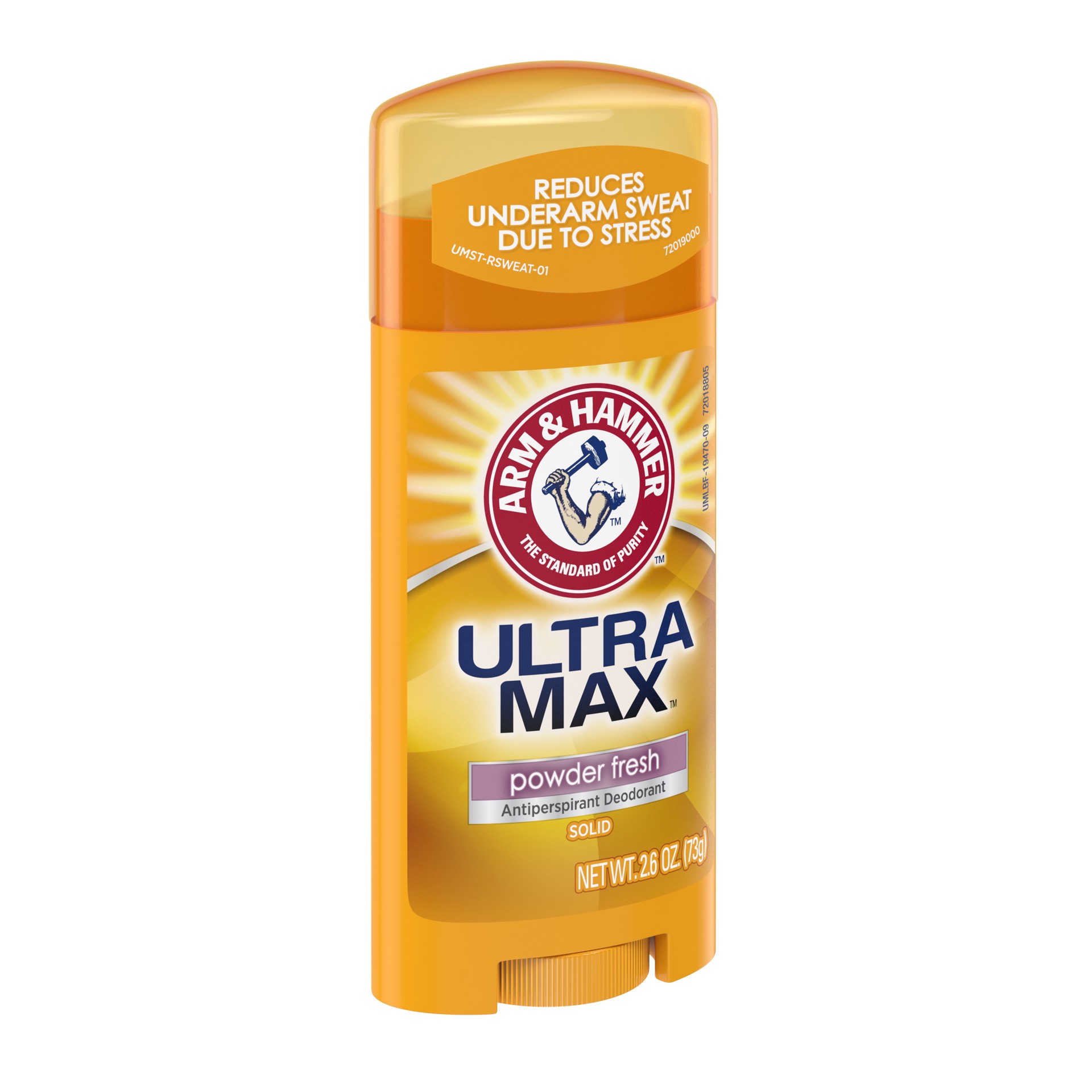 slide 2 of 3, ARM & HAMMER Ultra Max Advanced Protection Powder Fresh Solid Antiperspirant Deodorant, 2.6 oz