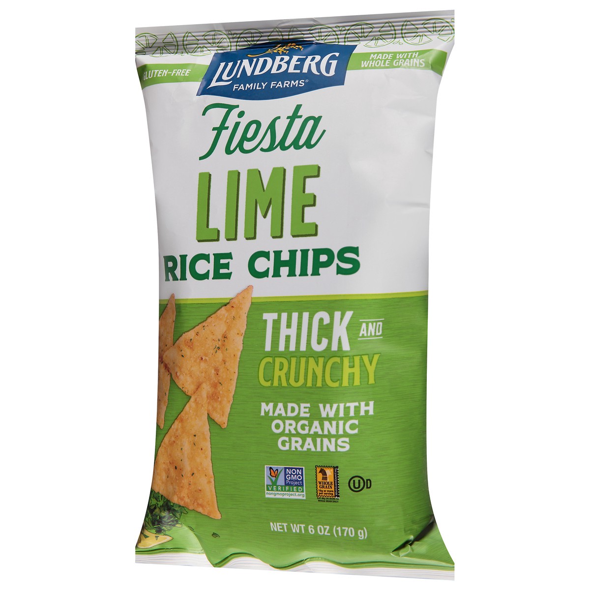 slide 6 of 9, Lundberg Family Farms Fiesta Lime Rice Chips 6 oz, 6 oz