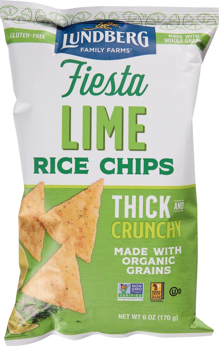 slide 4 of 9, Lundberg Family Farms Fiesta Lime Rice Chips 6 oz, 6 oz