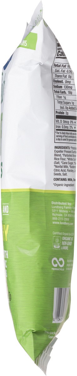 slide 3 of 9, Lundberg Family Farms Fiesta Lime Rice Chips 6 oz, 6 oz