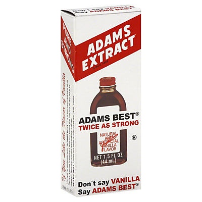 slide 1 of 1, Adams Extract Best Twice As Strong Vanilla, 1.5 oz