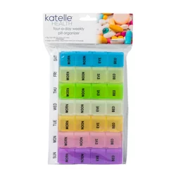 Katelle Health 4-A-Day Weekly Pill Organizer