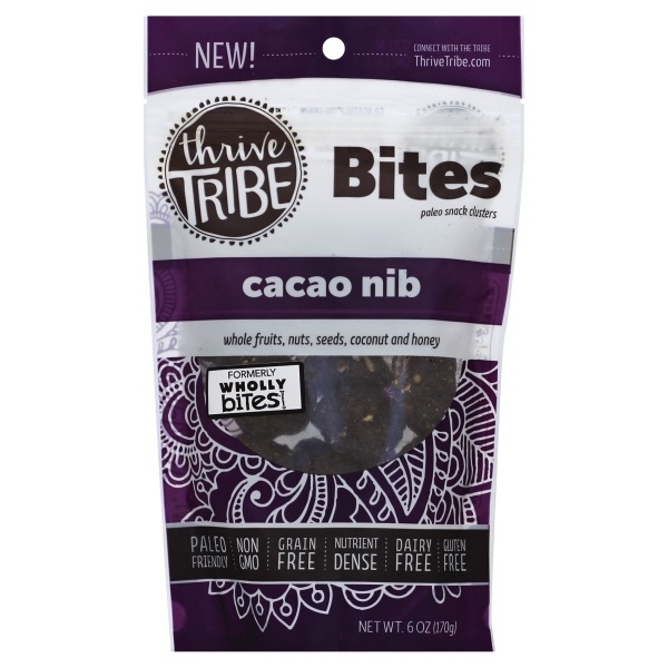 slide 1 of 1, Thrive Tribe Cacao Nib Clusters, 6 oz