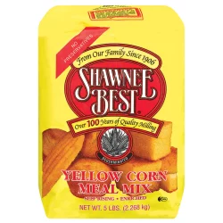 Shawnee Best Yellow Degerminated Self-Rising Enriched Corn Meal Mix