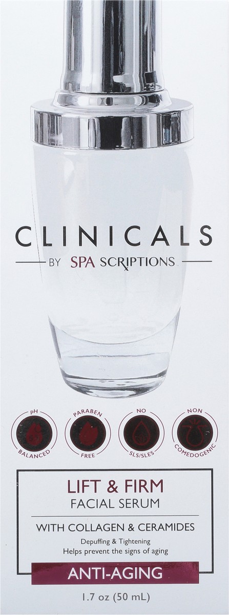 slide 1 of 11, Spascriptions Clinicals Anti-Aging Lift & Firm Facial Serum with Collagen & Ceramides 1.7 oz, 1.7 oz