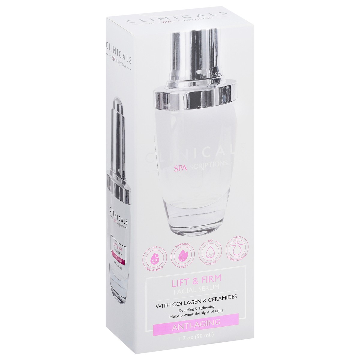 slide 5 of 11, Spascriptions Clinicals Anti-Aging Lift & Firm Facial Serum with Collagen & Ceramides 1.7 oz, 1.7 oz