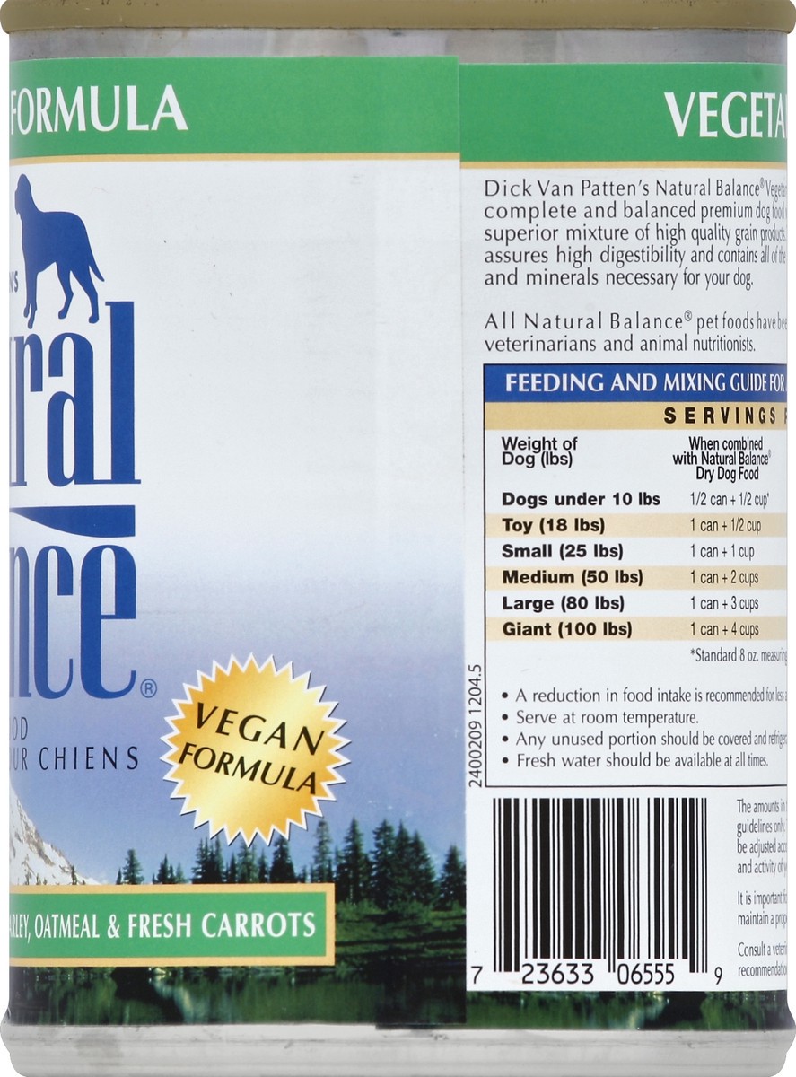 slide 7 of 7, Natural Balance Dog Food 13 oz, 13 oz