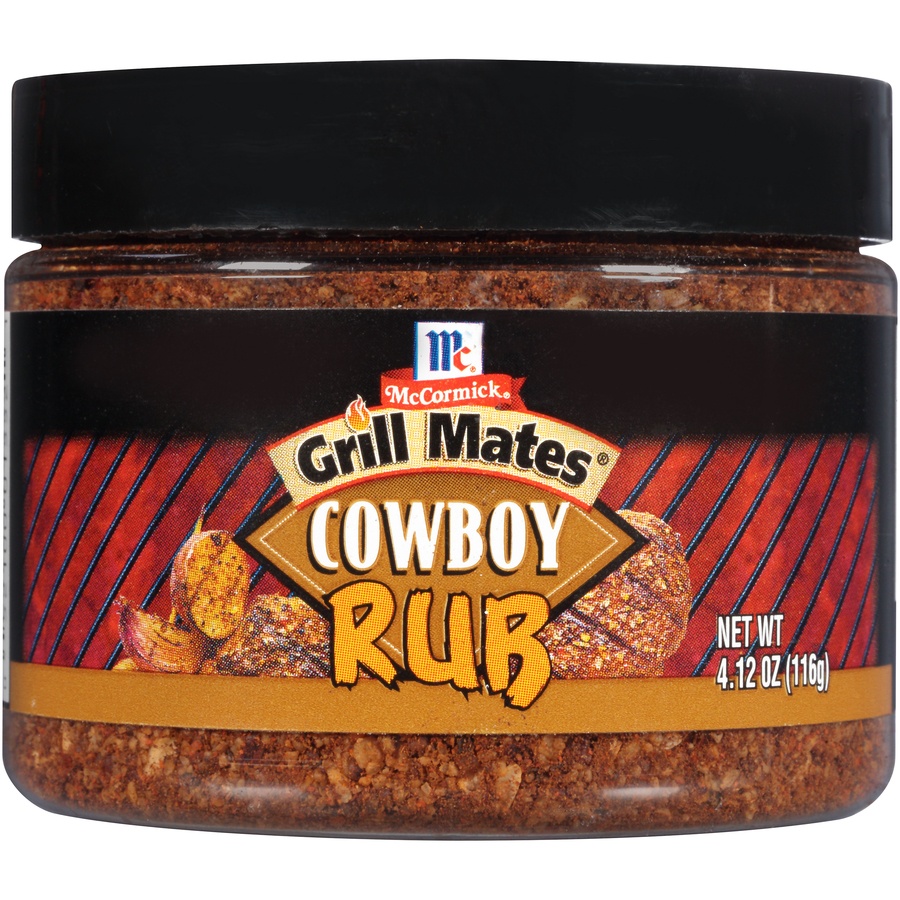 slide 1 of 1, McCormick Grill Mates Cowboy Dry Rub, 4.12 oz