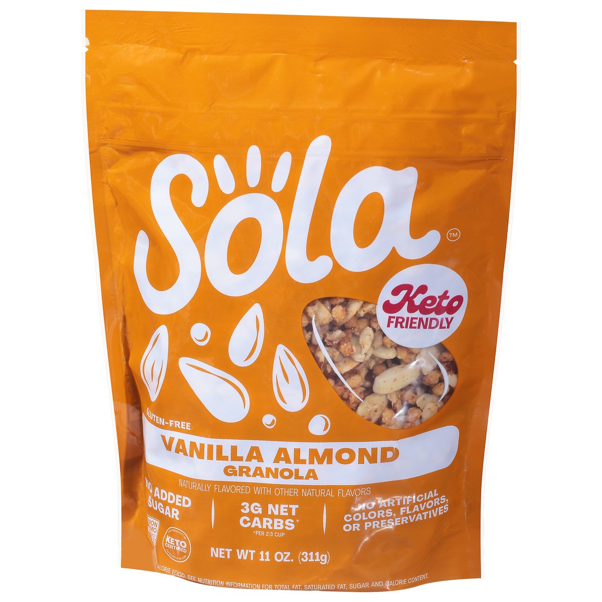 slide 6 of 9, Sola Vanilla Almond Granola 11 oz, 11 oz