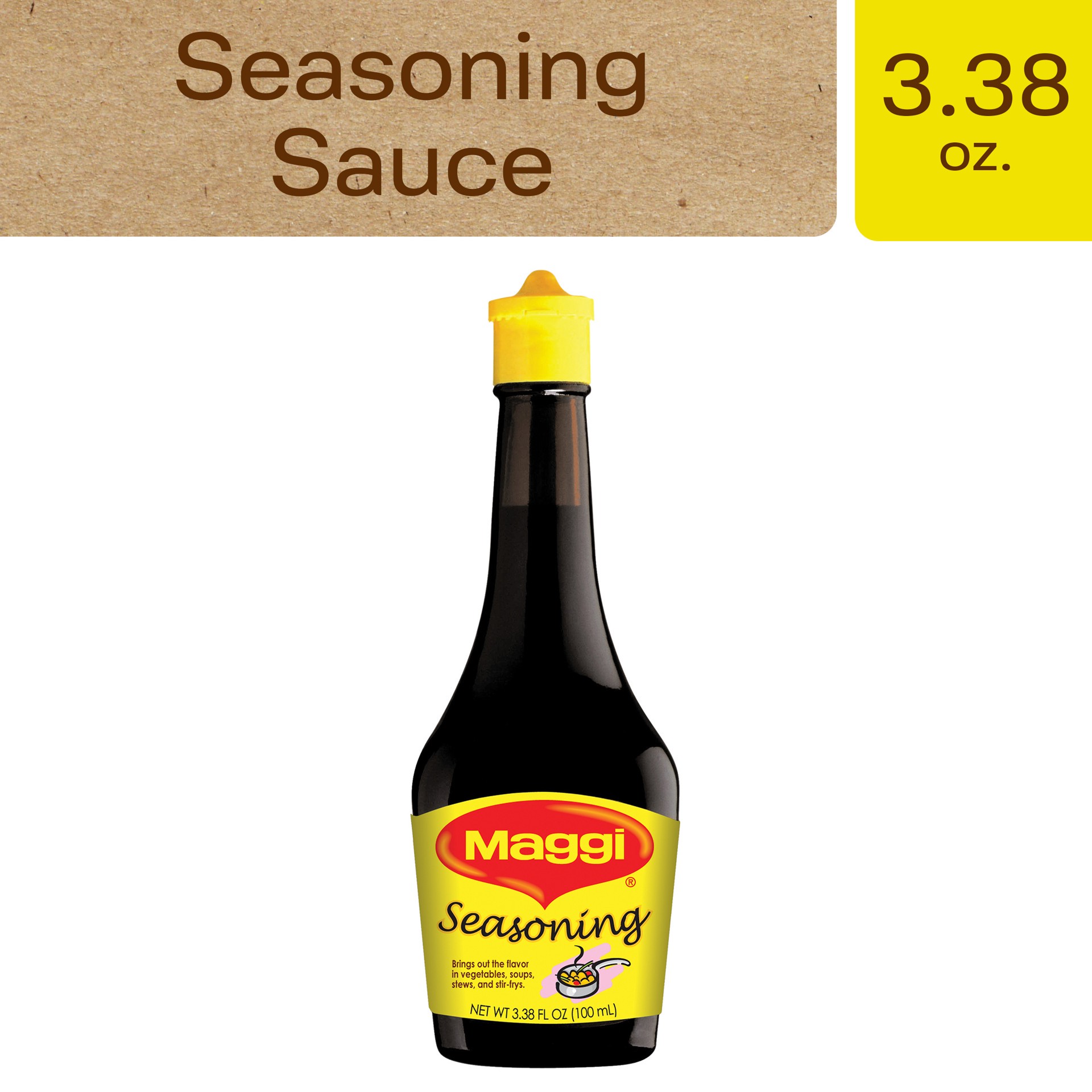 slide 1 of 4, Maggi Seasoning Sauce, 4 oz