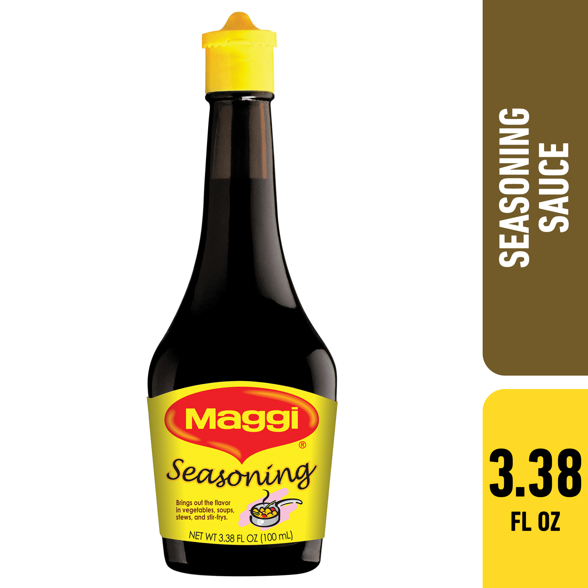 slide 1 of 4, Maggi Seasoning Sauce, 4 oz