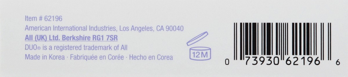 slide 5 of 9, DUO Rosewater & Biotin Clear Striplash Adhesive, 5 g