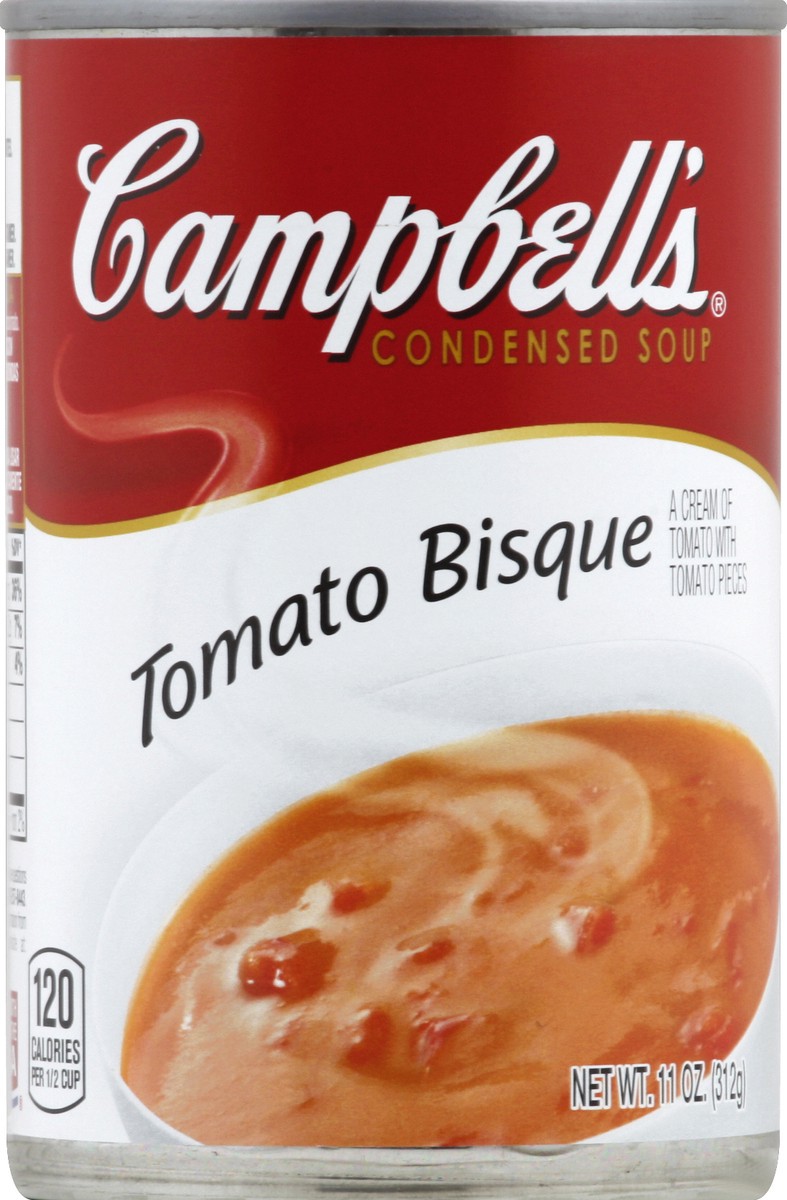 slide 2 of 2, Campbell's Condensed Tomato Bisque Soup, 11 oz