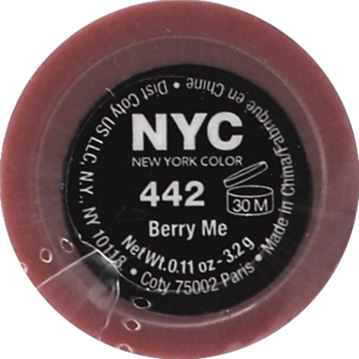slide 3 of 4, NYC Lip Color 0.11 oz, 1 ct