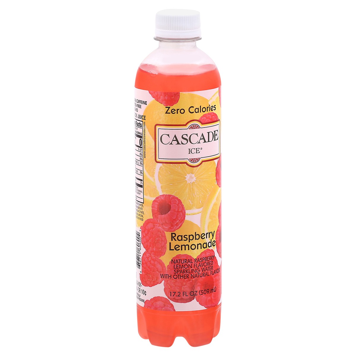 slide 9 of 9, Cascade Ice Zero Calories Raspberry Lemonade Sparkling Water - 17.20 fl oz, 17.20 fl oz