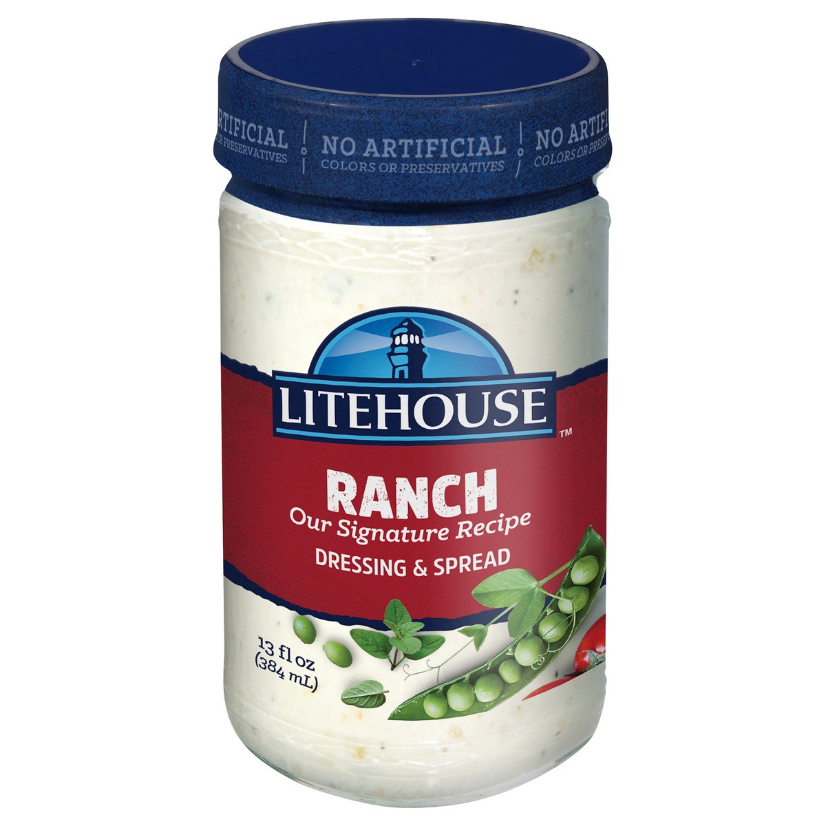 slide 1 of 5, Litehouse Ranch Dressing & Spread 13 fl. oz. Jar, 13 fl oz