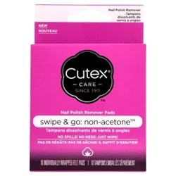 Cutex Swipe Go Nonacetone Nail Polish Remover Pads