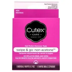 Cutex Swipe Go Nonacetone Nail Polish Remover Pads