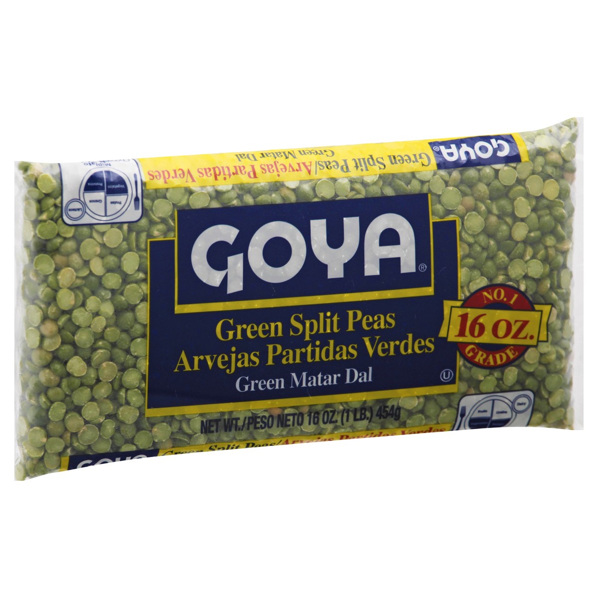 slide 6 of 9, Goya Green Split Peas 16 oz, 16 oz
