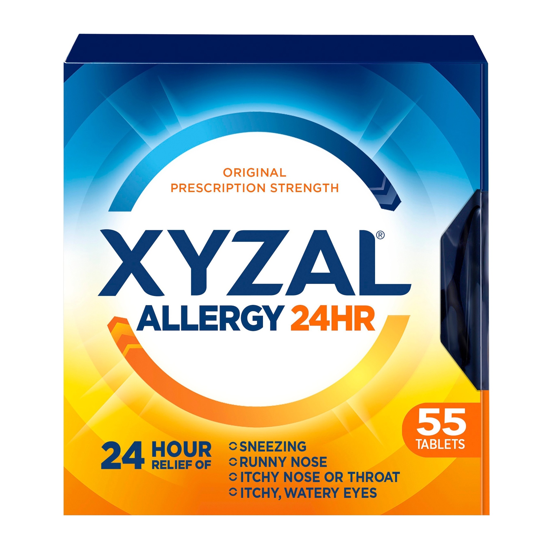 slide 1 of 2, Xyzal Allergy Relief Tablets, 55 ct