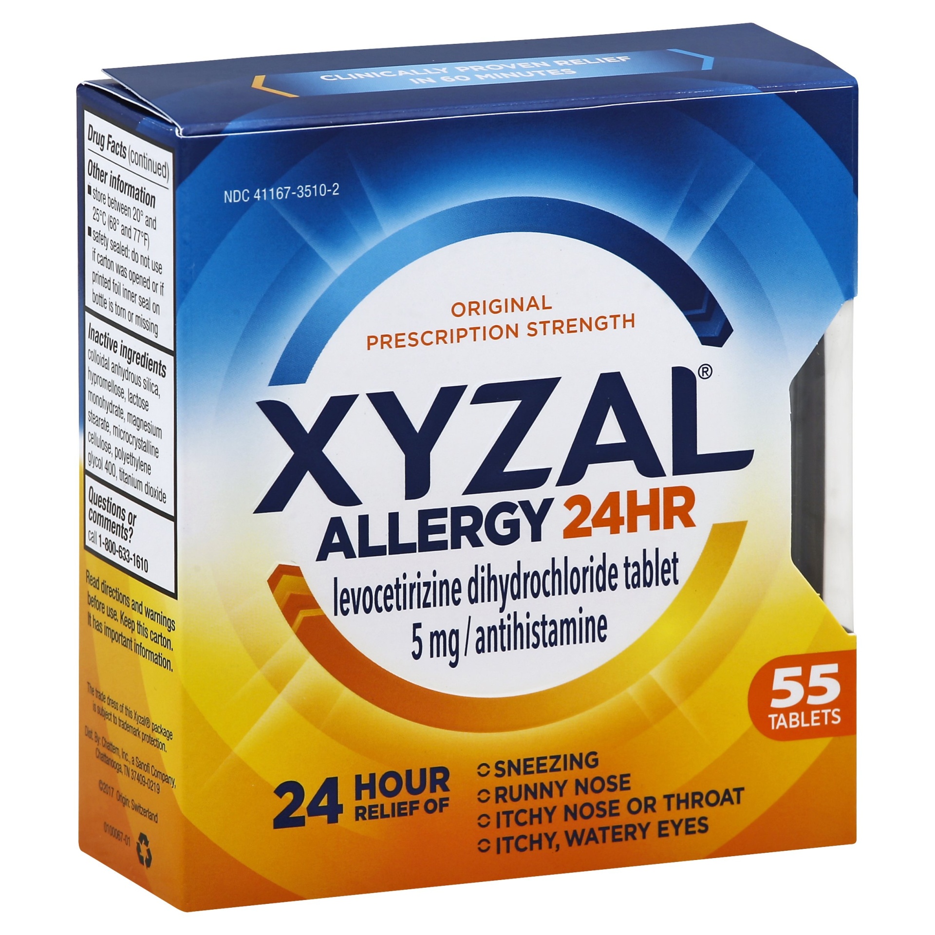 Xyzal Allergy Relief Tablets 55 ct Shipt