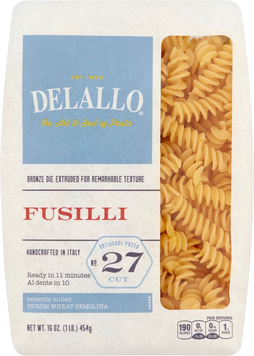 slide 1 of 1, DeLallo Semolina Fusilli, 16 oz