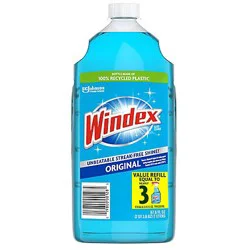 Windex Original Blue Glass Cleaner Refill Bottle - 2 Liter
