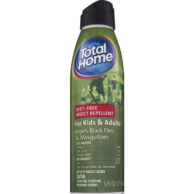 slide 1 of 1, TOTAL HOME Cvs Insect Repellant Spray Deet-Free Fresh Scent, 6 fl oz