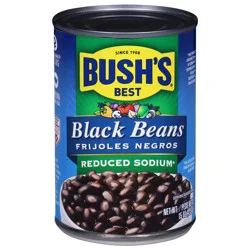 Bush's Best Reduced Sodium Black Beans 15 oz