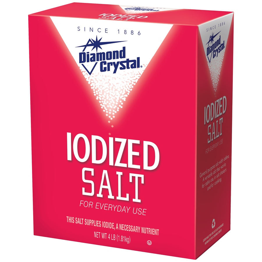 slide 1 of 1, Diamond Diam Crystal Iodized Salt, 64 oz