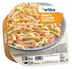 Artica Pennette with Smoked Salmon