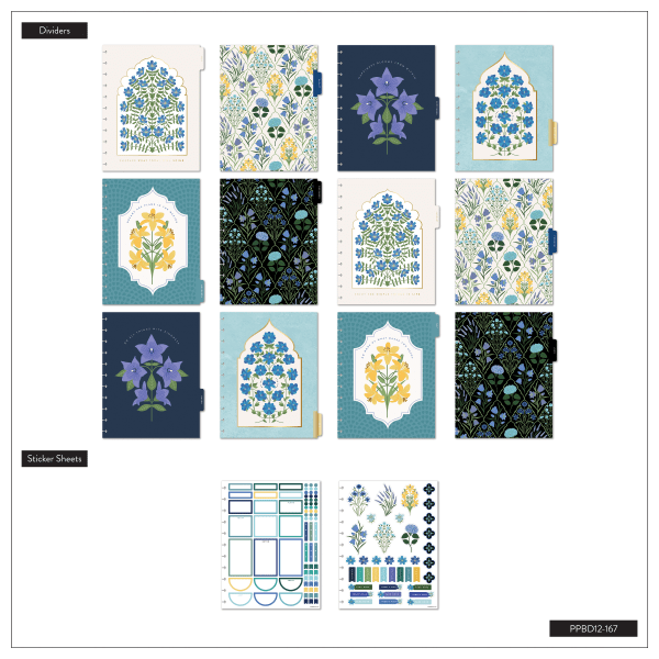 slide 4 of 10, 2024 Happy Planner Monthly/Weekly Big Happy Planner, 8-1/2"" X 11"", Exotic Borders, July 2024 To June 2025, 1 ct