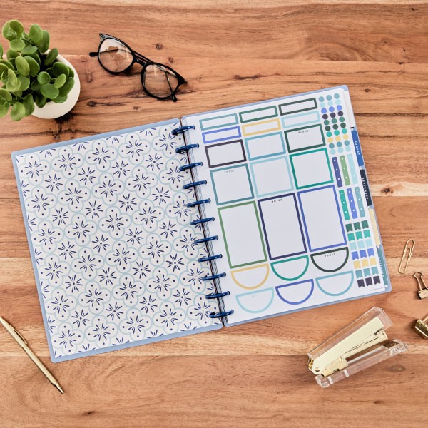 slide 3 of 10, 2024 Happy Planner Monthly/Weekly Big Happy Planner, 8-1/2"" X 11"", Exotic Borders, July 2024 To June 2025, 1 ct