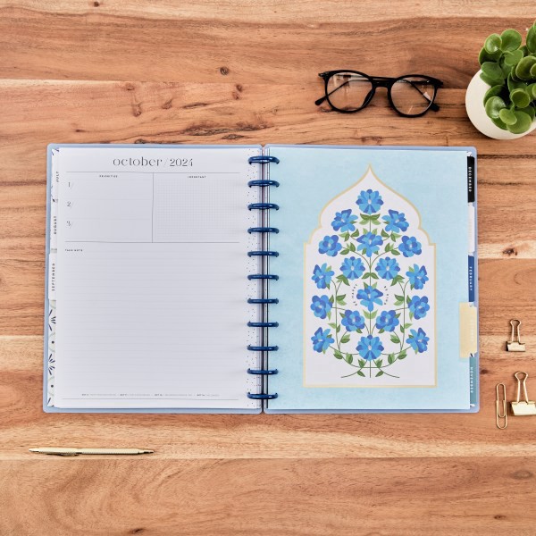 slide 2 of 10, 2024 Happy Planner Monthly/Weekly Big Happy Planner, 8-1/2"" X 11"", Exotic Borders, July 2024 To June 2025, 1 ct