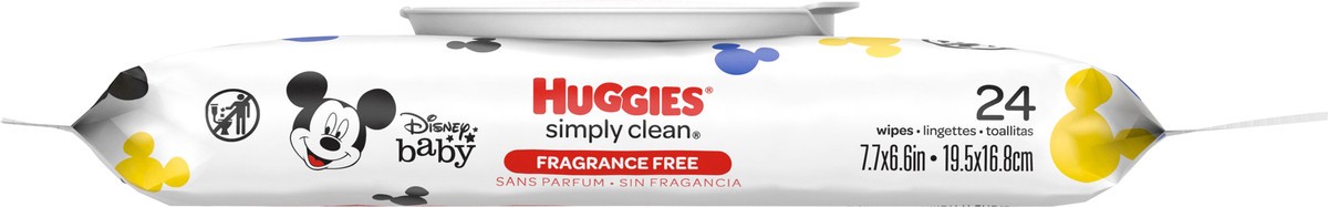 slide 6 of 8, Huggies Simply Clean Disney Baby Wipes 24 ea, 24 ct