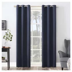 Sun Zero Walter Grommet Panel Pair Navy 74x84"