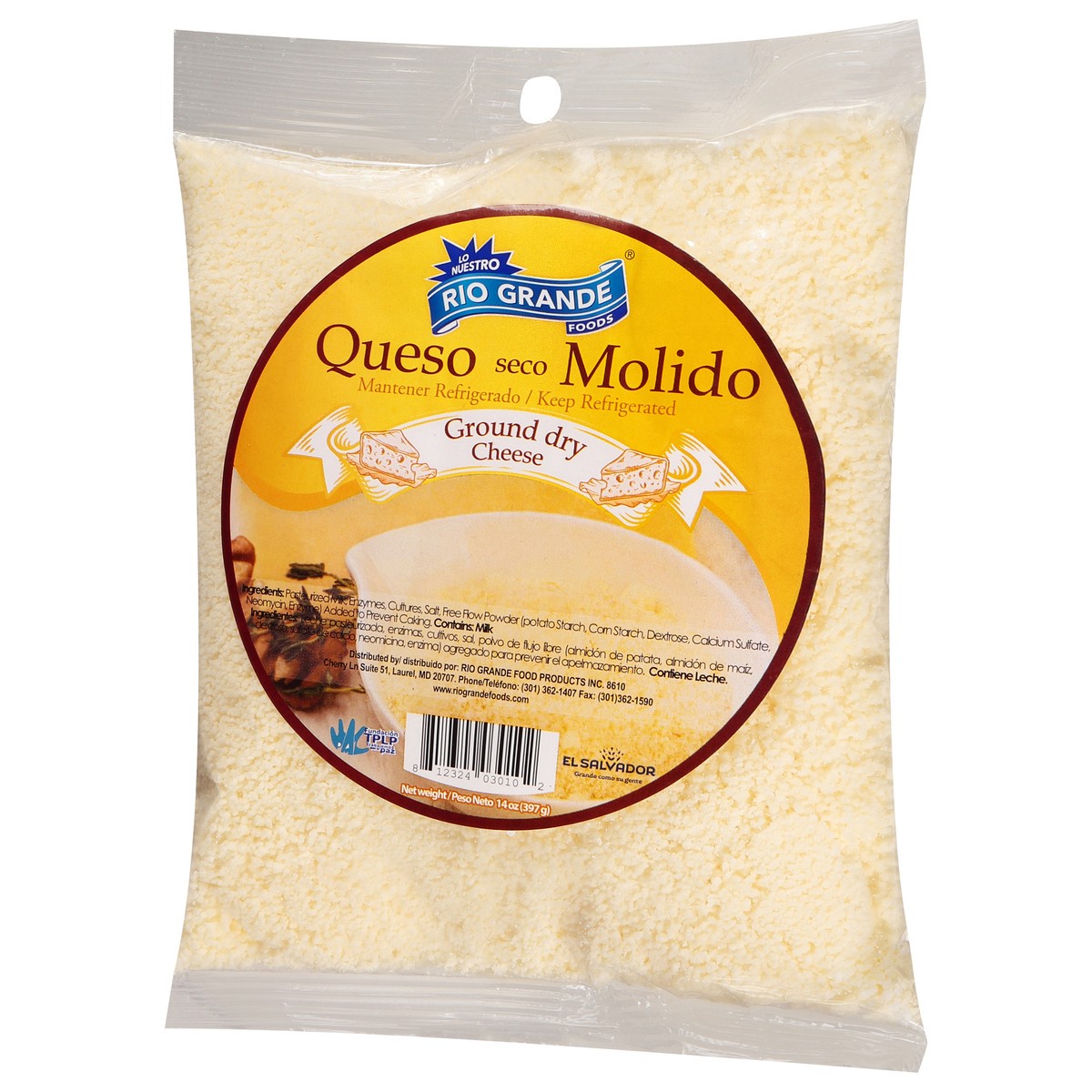 slide 3 of 13, Rio Grande Ground Dry Cheese 14 oz, 14 oz