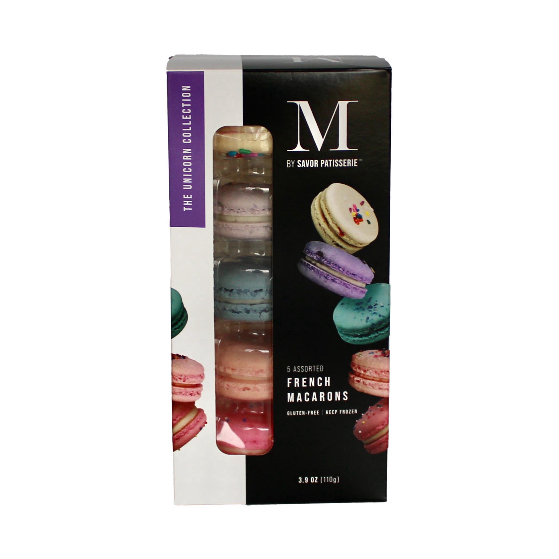 slide 1 of 1, M by Savor Patisserie Frozen French Macarons - Unicorn Collection, 5 ct