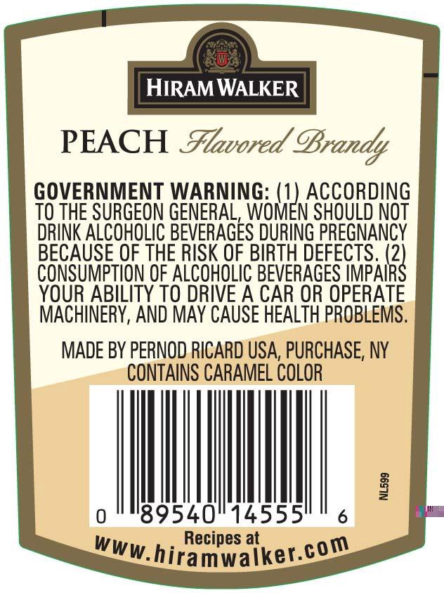 slide 3 of 4, Hiram Walker Peach Brandy 750mL Bottle, 750 ml