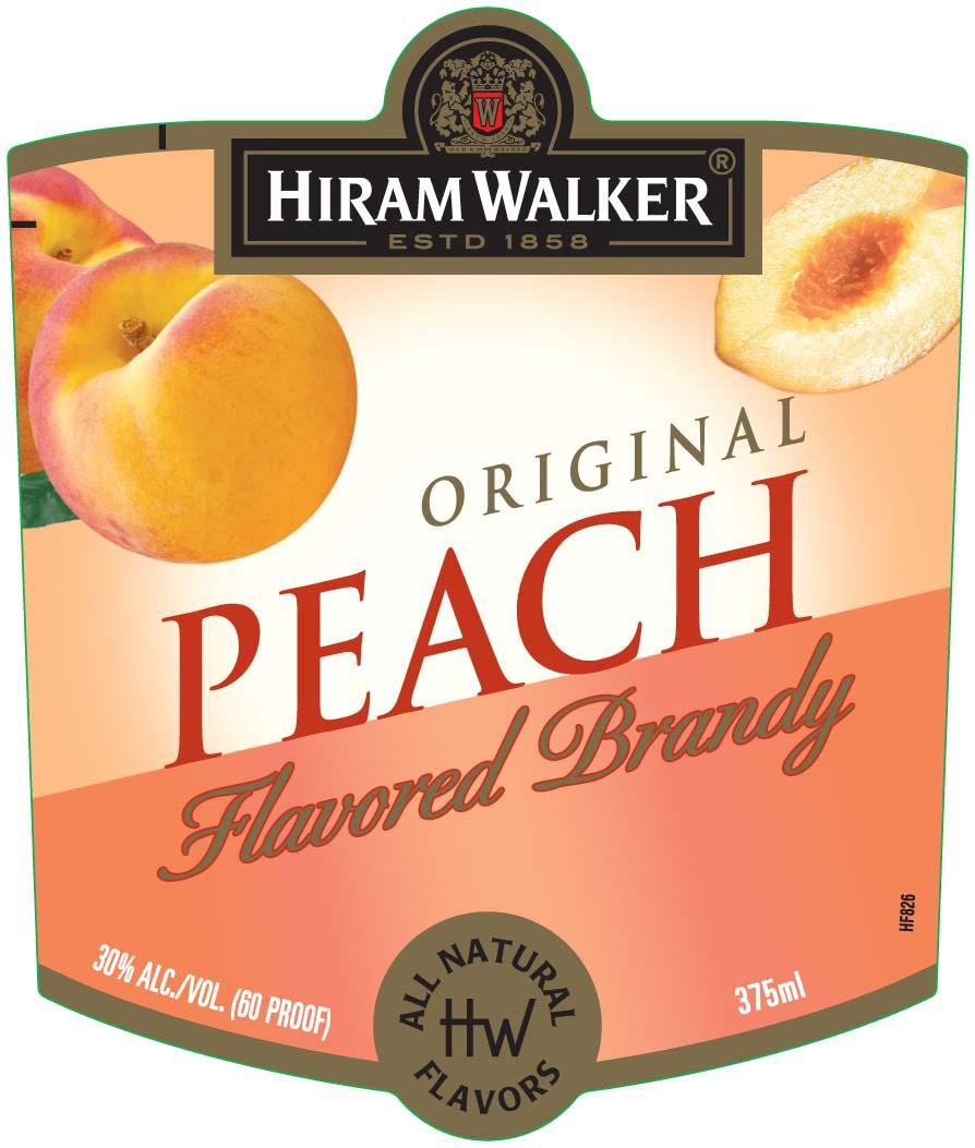 slide 4 of 4, Hiram Walker Peach Brandy 750mL Bottle, 750 ml