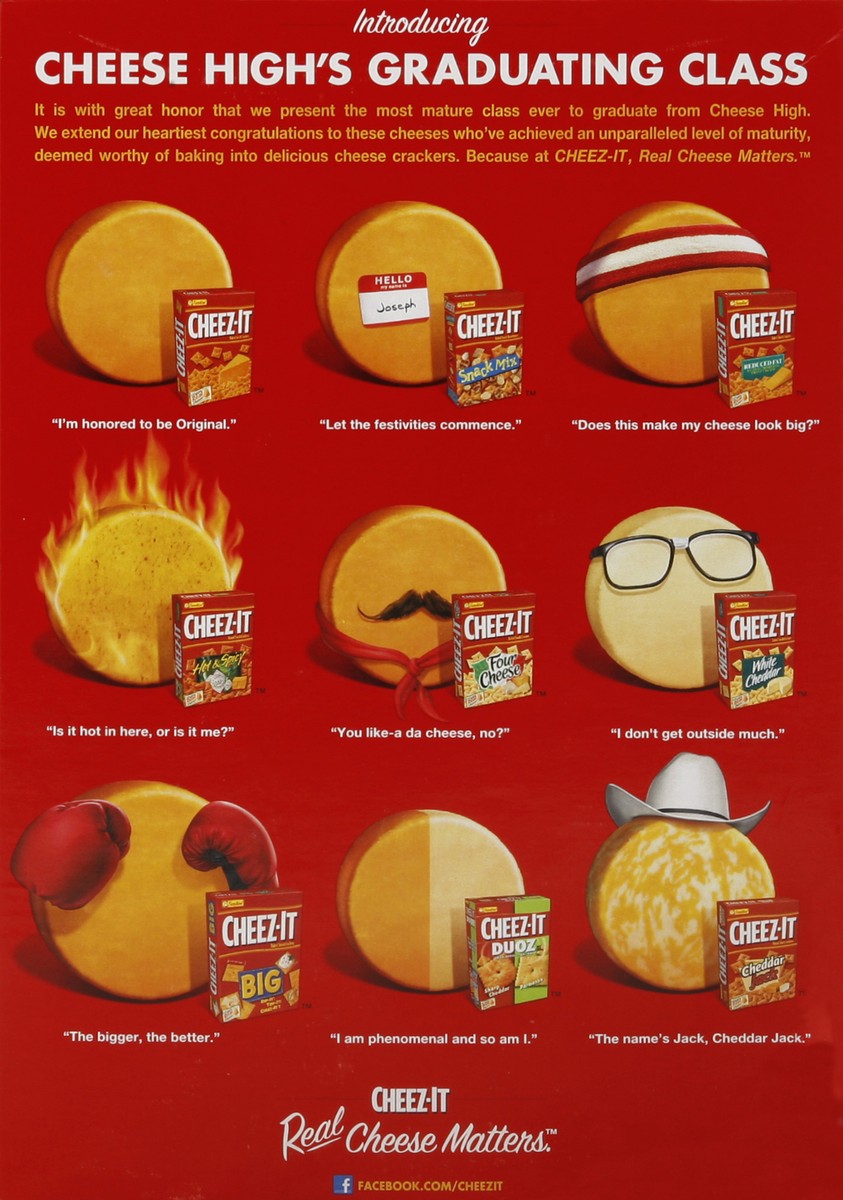 slide 6 of 6, Cheez-It Baked Snack Crackers 13.7 oz, 13.7 oz