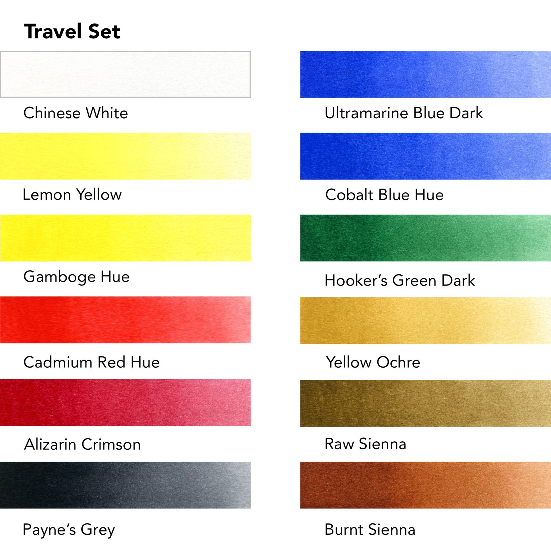 slide 2 of 6, Daler-Rowney Aquafine 12 Color Watercolor Paint Travel Set, includes 12 assorted colors