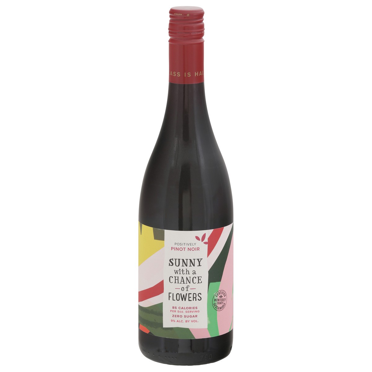 slide 1 of 9, Sunny with a Chance of Flowers Zero Sugar Pinot Noir 750 ml, 750 ml