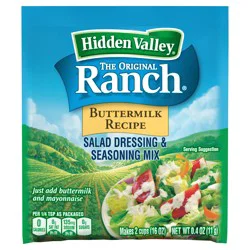 Hidden Valley Buttermilk Ranch Salad Dressing & Seasoning Mix Packet