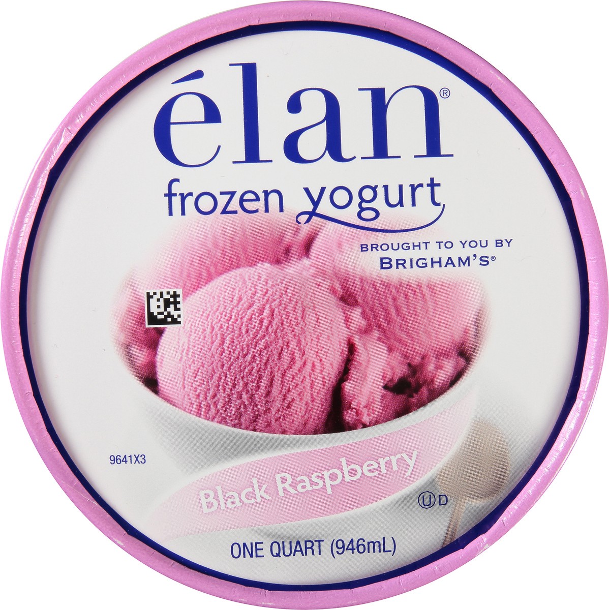 slide 8 of 8, Elan élan Black Raspberry Frozen Yogurt, 1 Quart, 1 qt