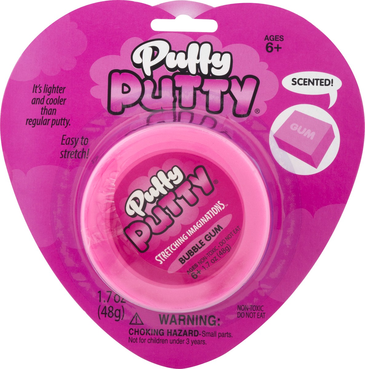 slide 4 of 10, Mello Smello Ages 6+ Putty Scented Bubble Gum 1.7 oz, 1.7 oz