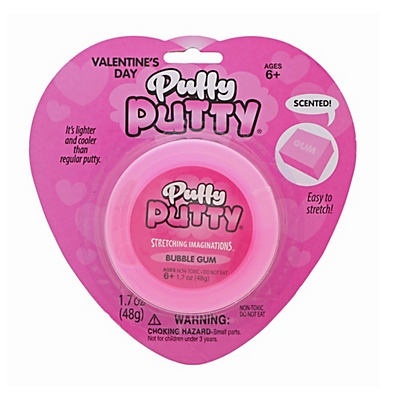 slide 1 of 1, Mello Smello Valentines Puffy Bubblegum Scented Putty, 1.7 oz
