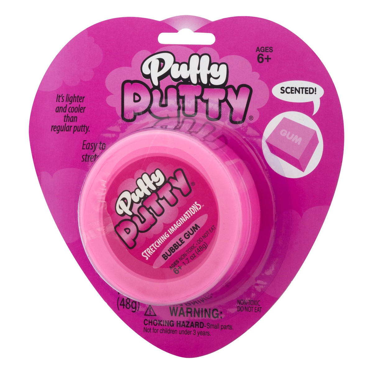 slide 7 of 10, Mello Smello Ages 6+ Putty Scented Bubble Gum 1.7 oz, 1.7 oz