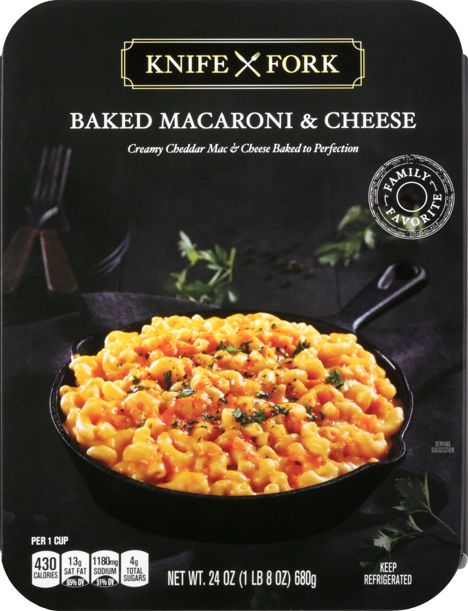 slide 13 of 13, Knife Fork Baked Macaroni & Cheese 24 oz, 24 oz